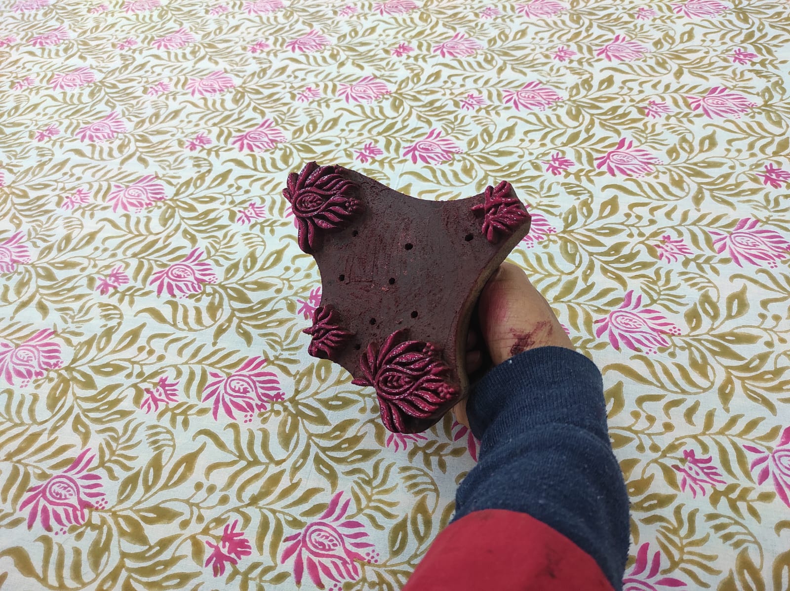 Accessoires artisanaux en blockprint