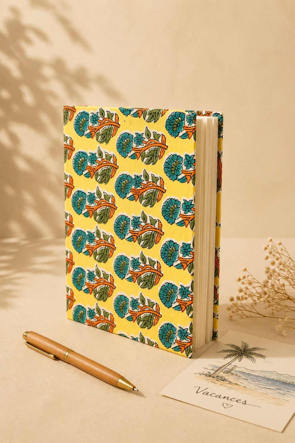 Carnet Block Print Harit